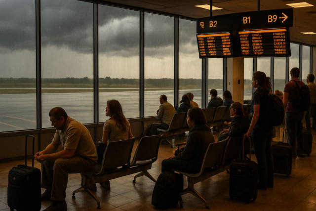 Orlando Airport Weather Ground Stop Delays Disney Travelers