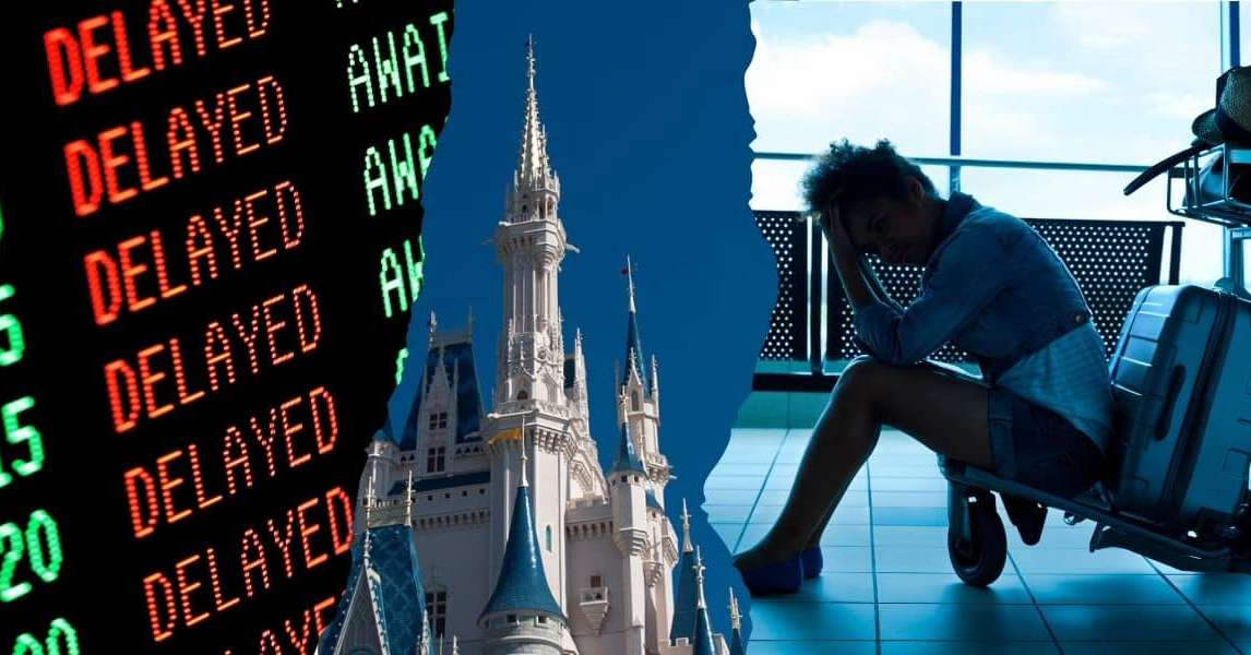 Orlando Airport Weather Halt Delays Disney World Arrivals