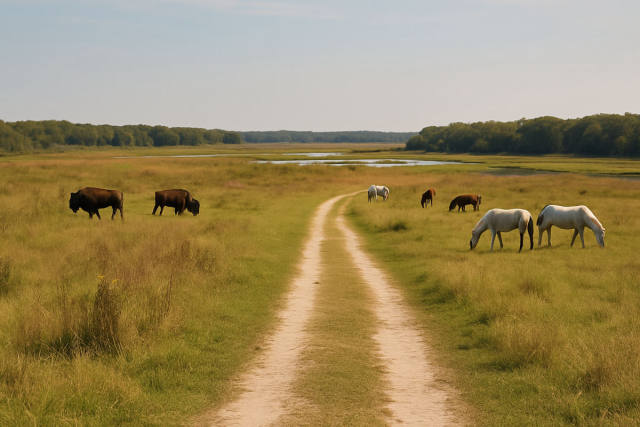 Paynes Prairie: Best Trails for Bison, Horses & Gators