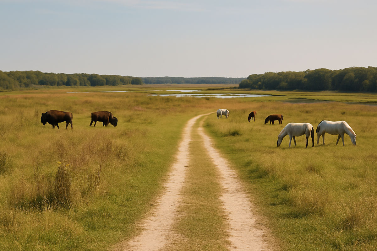 Paynes Prairie: Best Trails for Bison, Horses & Gators