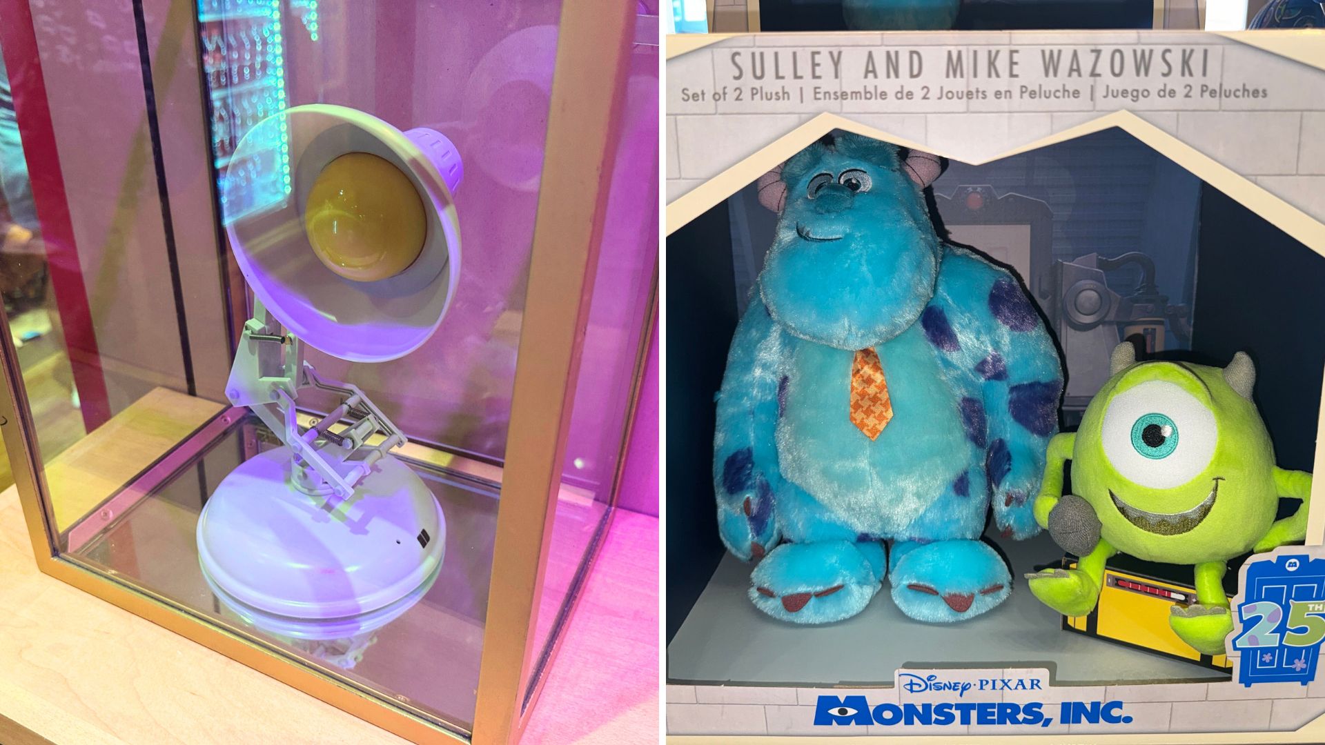 Pixar's Iconic Lamp, Anniversary Mug, and Monsters, Inc. Plush Hit Disney World