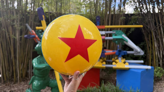 Giant Pixar Ball Lands at Hollywood Studios for Pixar's 40th
