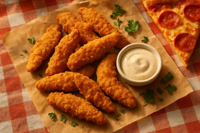 Baked Chicken Tenders Join the Menu at Pizzafari