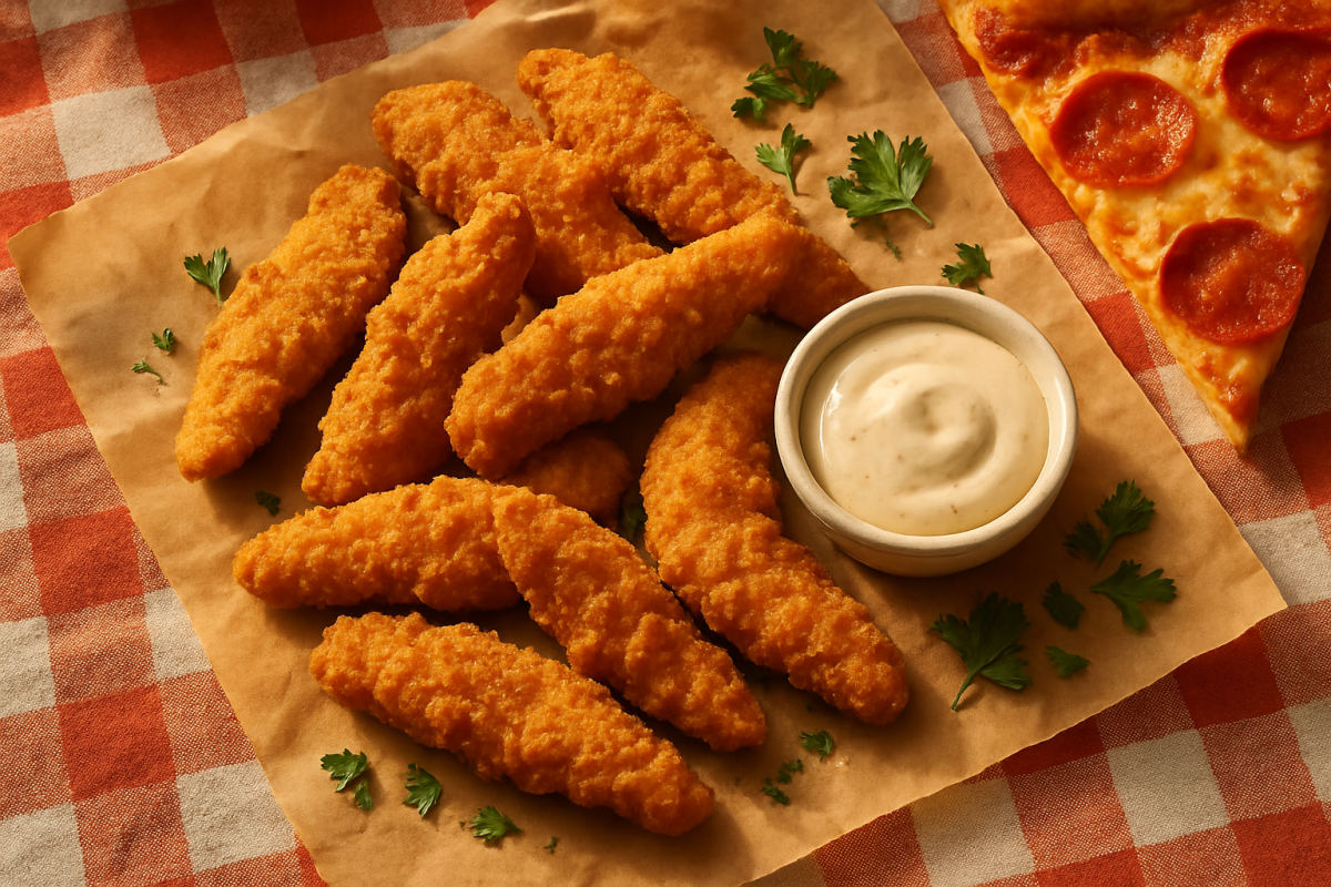 Baked Chicken Tenders Join the Menu at Pizzafari