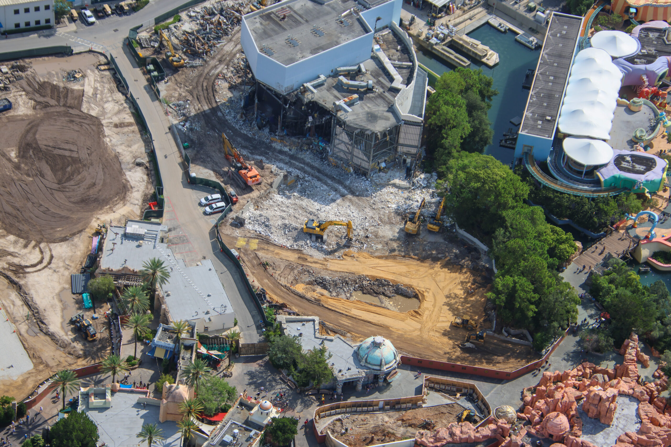 Poseidon's Fury Facade Gone as Lost Continent Demolition Surges