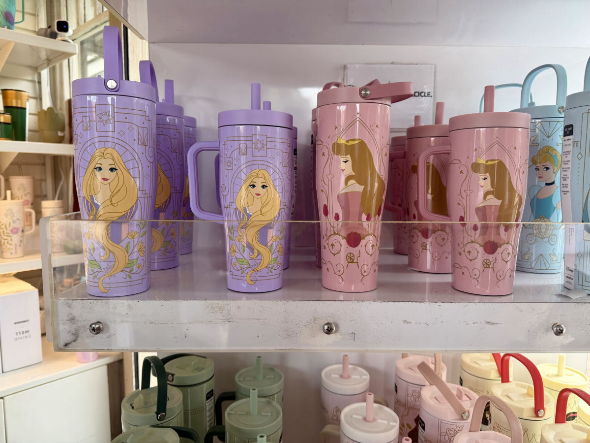 Rapunzel and Aurora Corkcicle Tumblers Land at Disney Springs