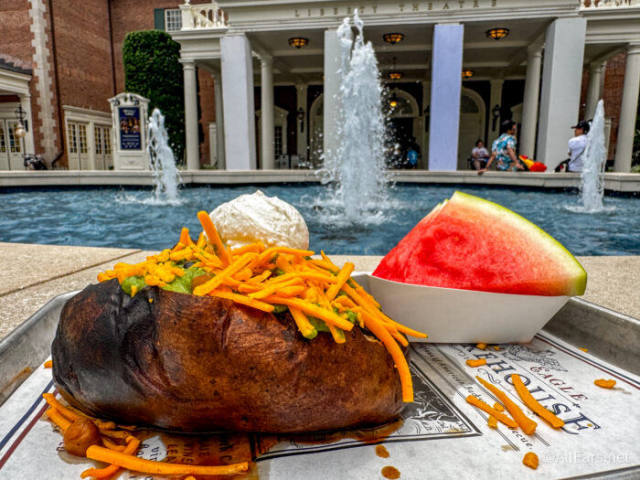 EPCOT's Regal Eagle Has a New Plant-Based Baked Potato