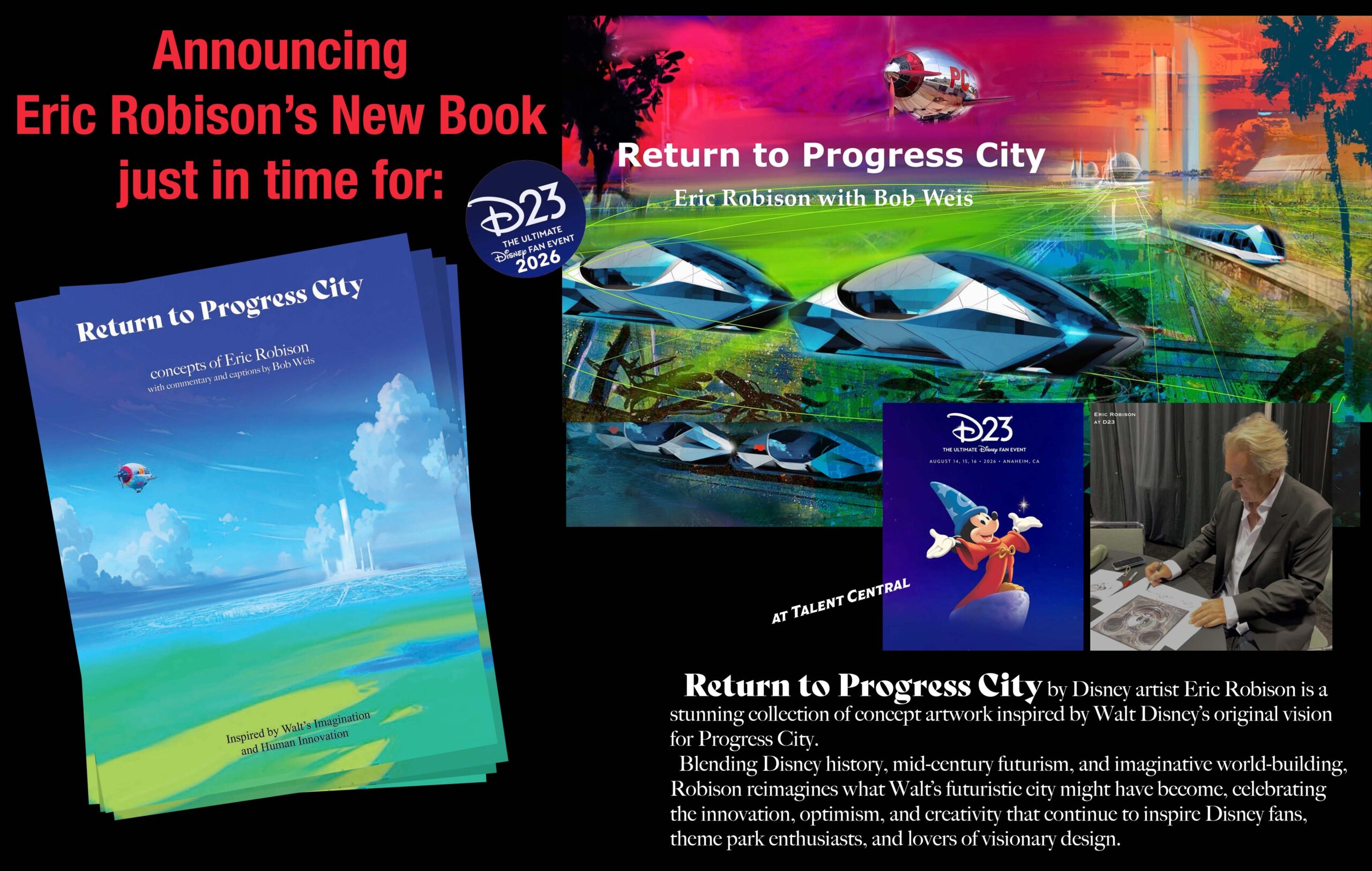 Former Disney Imagineer Reimagines Walt's Unbuilt City in New Art Book