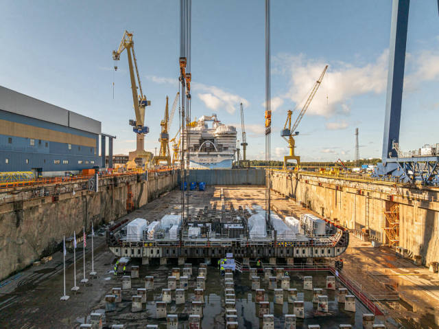 Royal Caribbean Lays Keel for Its 5th Icon Class Ship