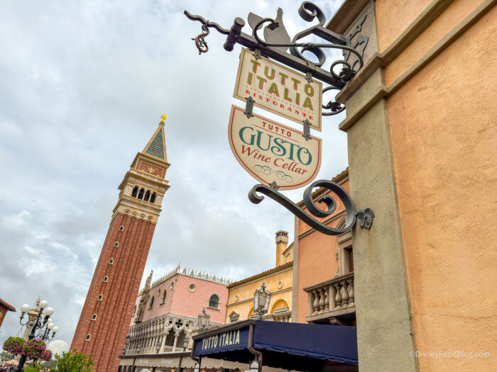 Viral Sarti Rosa Spritz Now Pouring at EPCOT's Tutto Gusto