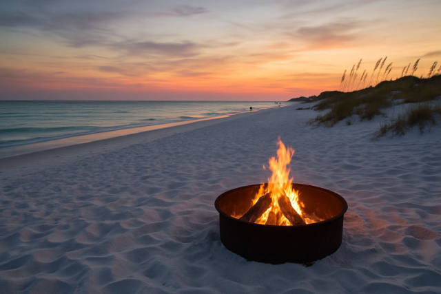 South Walton Beach Bonfire Permits: Costs & Rules