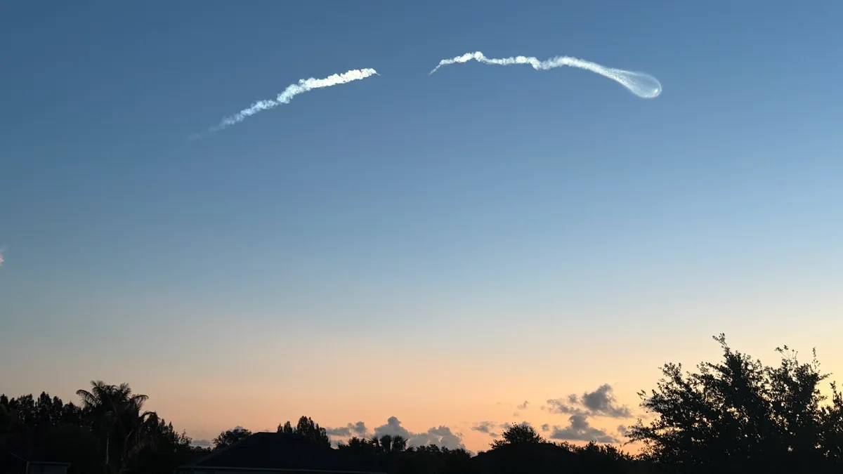 SpaceX Falcon 9 Night Launch Lights Up Florida's Space Coast