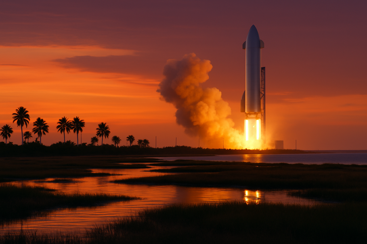 SpaceX Shifts Florida Starlink Launches to Starship
