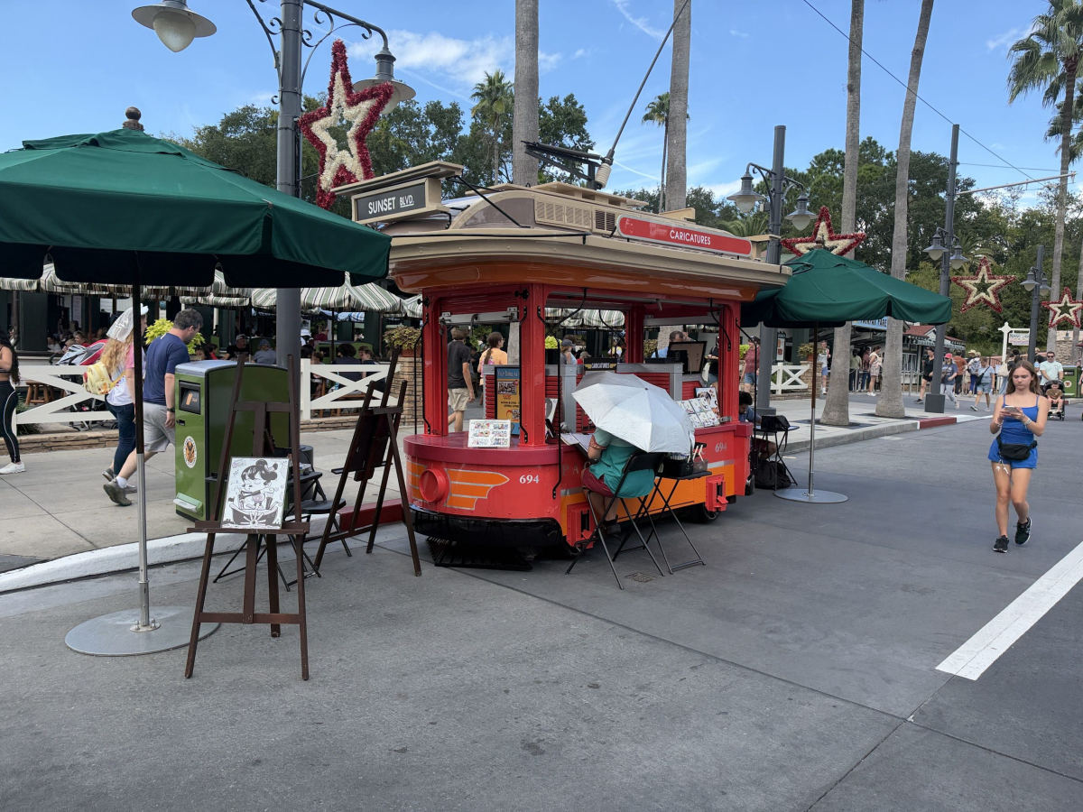 Red Car Trolley Caricature Kiosk Reopens at Hollywood Studios