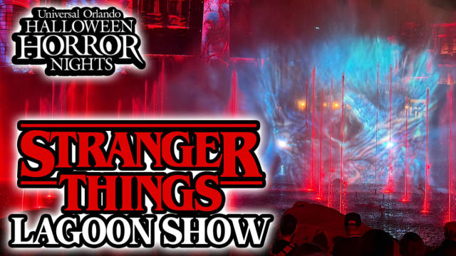 Stranger Things Lagoon Show Lights Up HHN 35 at Universal