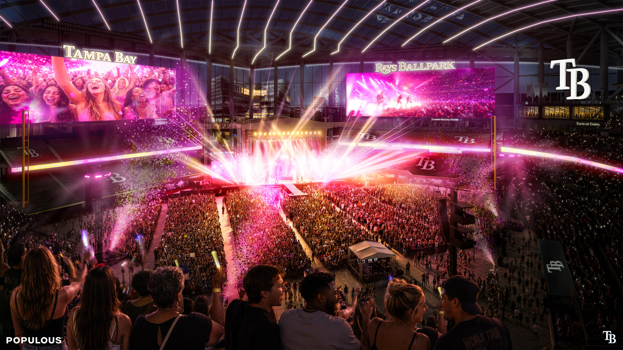 Rays Reveal New Ballpark Plans for Concerts, Graduations and More