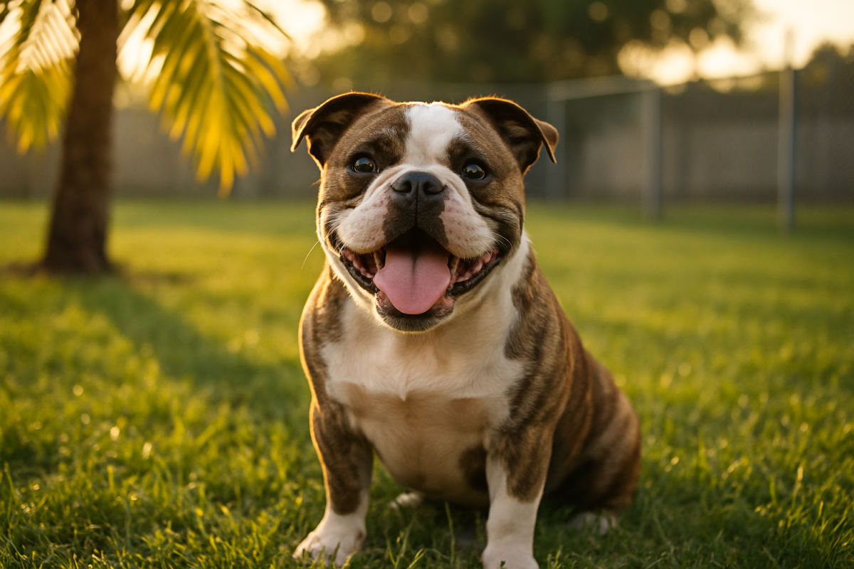 Meet Tapioca, Ocala's Grinning Mini-Bully Looking for a Home