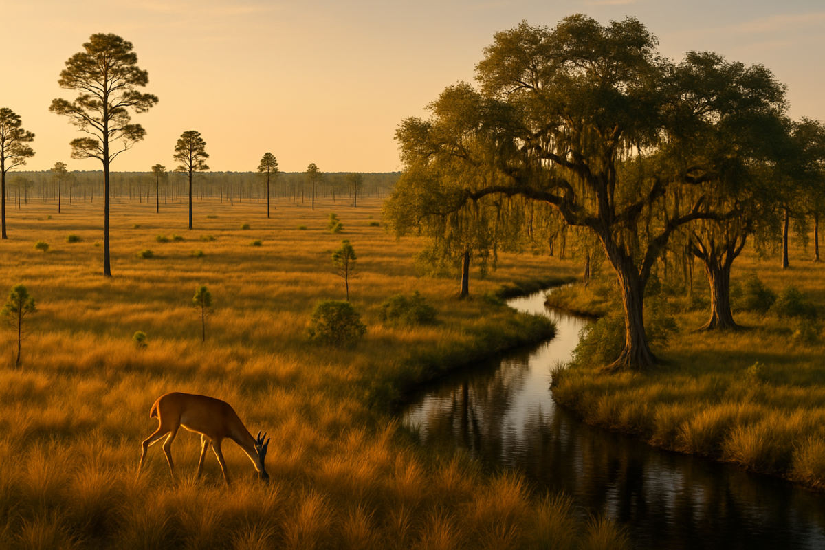 Ted Turner's 25,000-Acre Florida Wildlife Estate Near Tallahassee