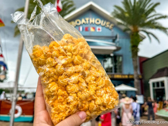 The Boathouse at Disney Springs Has a New Popcorn Worth Trying