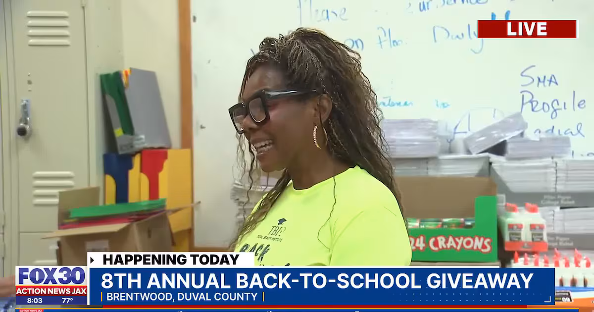 Jacksonville Beauty School Gives 500 Kids a Head Start on School Year