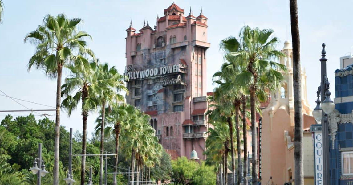 More Scaffolding Comes Down at Disney’s Tower of Terror