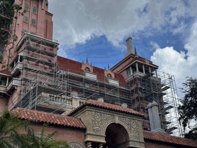 Tower of Terror Gets a Fresh Coat at Hollywood Studios