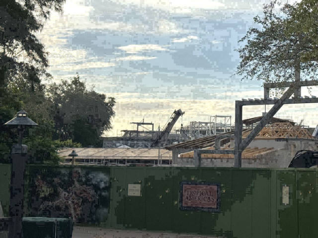 Tropical Americas Takes Shape With New Roofwork and Rockwork