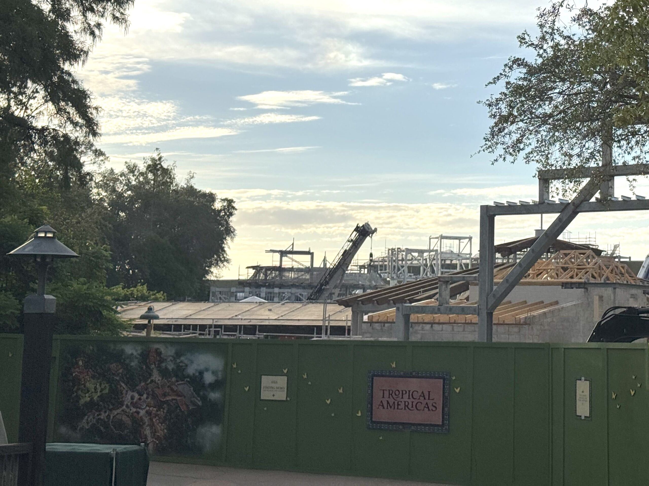 Tropical Americas Takes Shape With New Roofwork and Rockwork