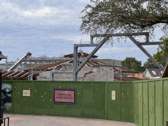 Tropical Americas Gate and Carousel Take Shape at Animal Kingdom