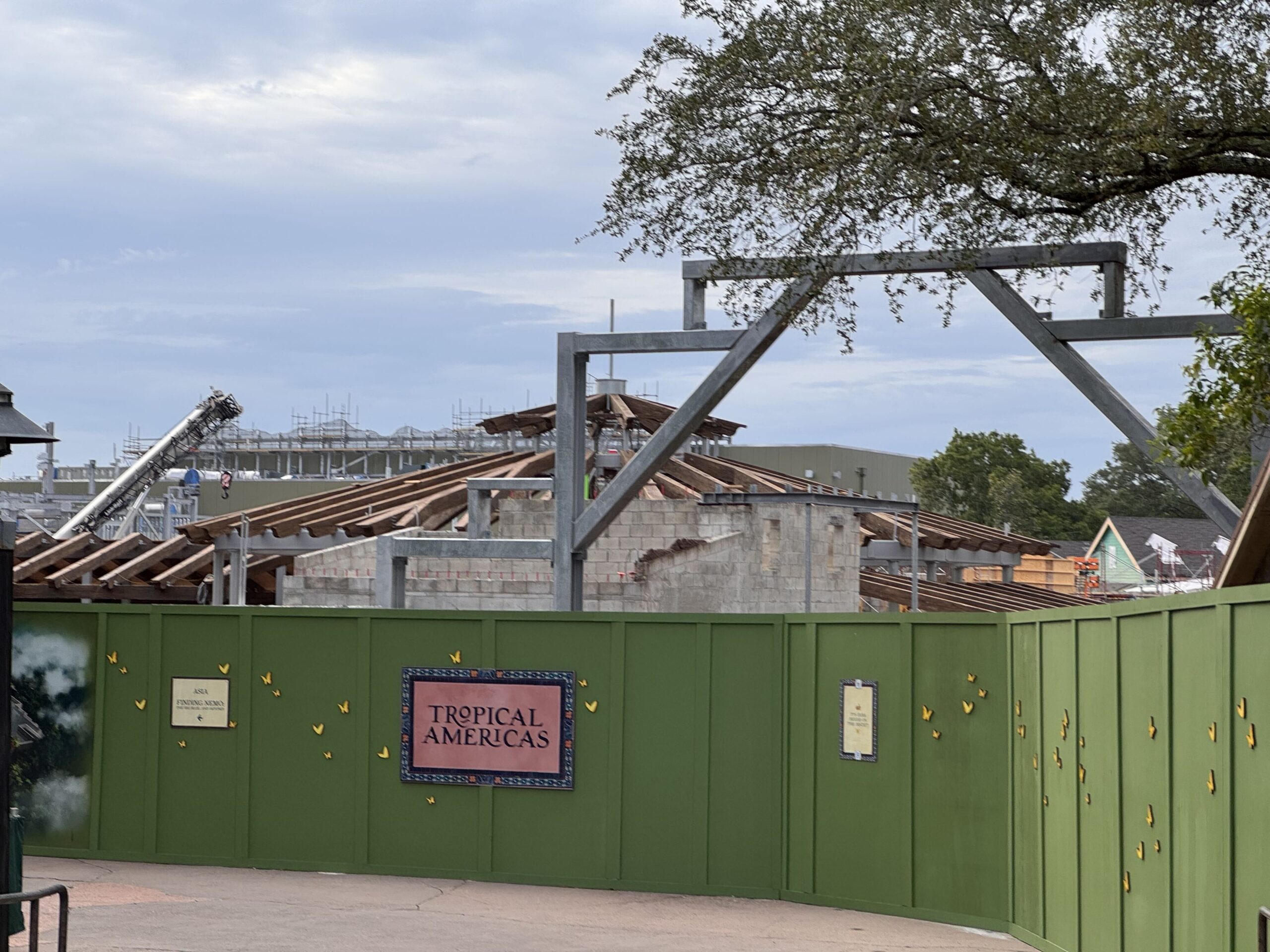 Tropical Americas Gate and Carousel Take Shape at Animal Kingdom