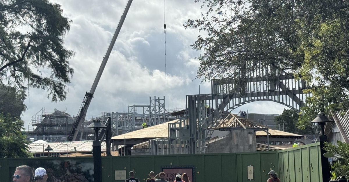 Casita's Tower Takes Shape at Animal Kingdom's Tropical Americas