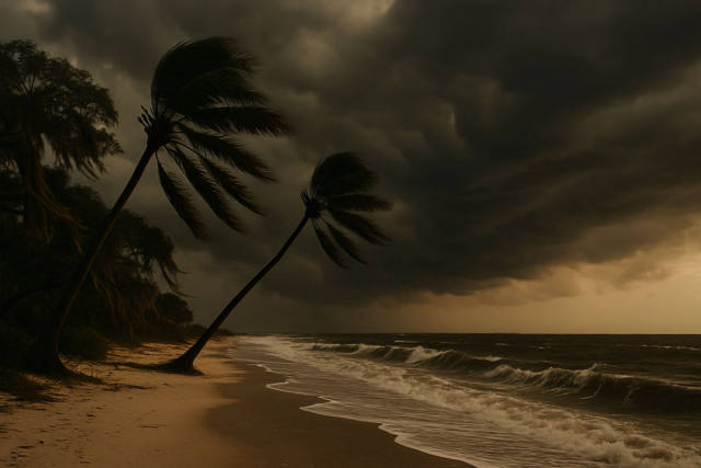 Tropical Storm Bertha Makes Landfall in Louisiana