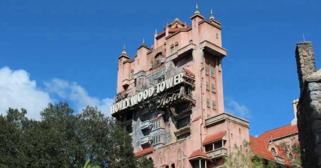 Tower of Terror's Refreshed Exterior Starts to Emerge