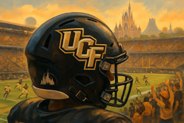 UCF to Wear Disney World Logo on Helmets Through 2026