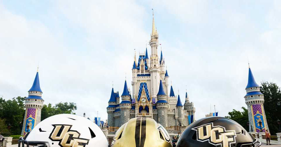 UCF Unveils Walt Disney World Helmet Design for TCU Game