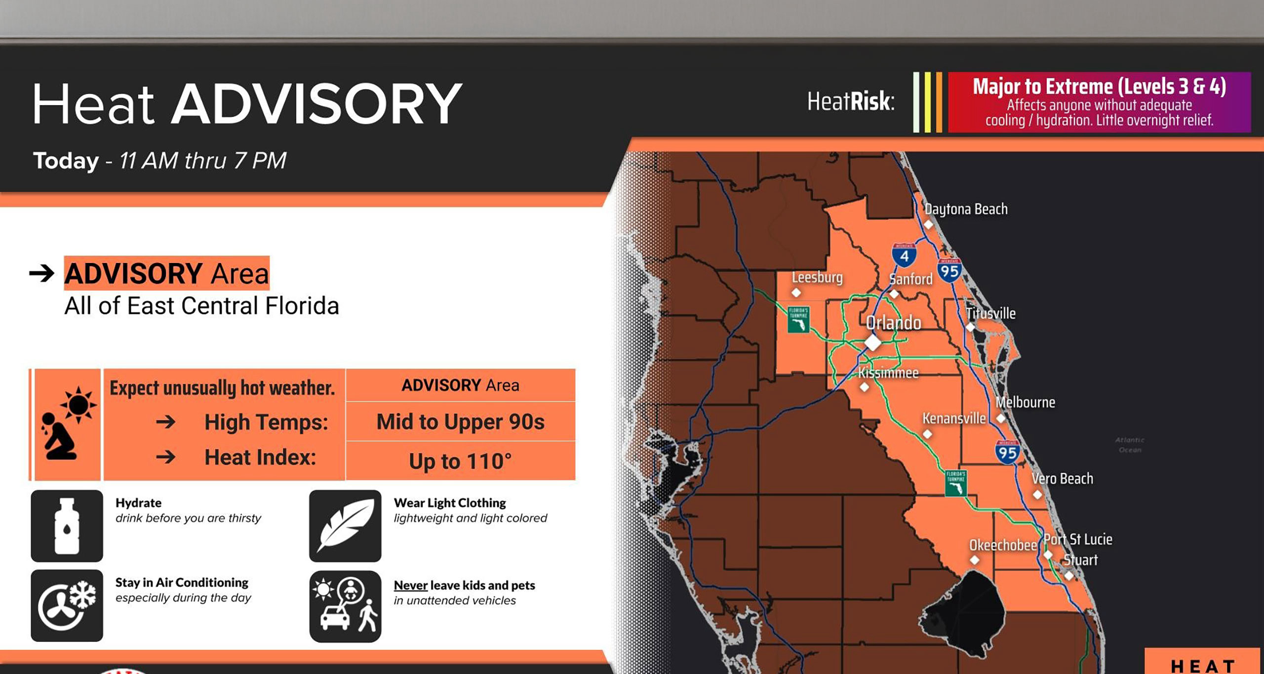 Extreme Heat Grips Walt Disney World Through the Weekend
