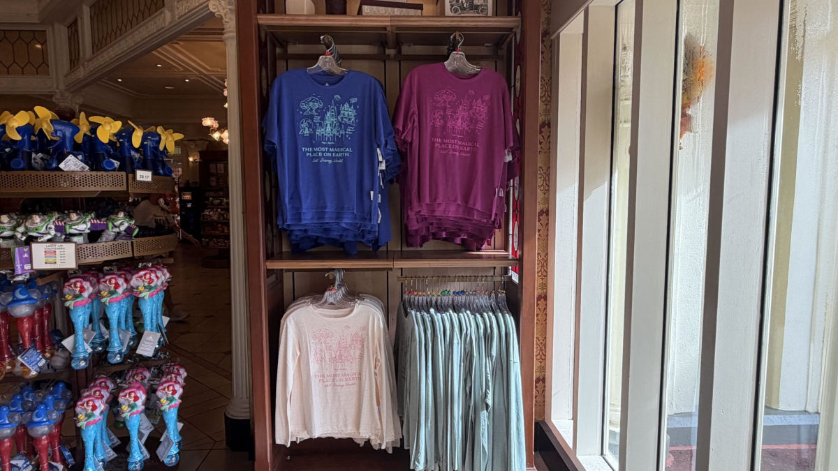 Four New Park Icon Shirts Land at Walt Disney World