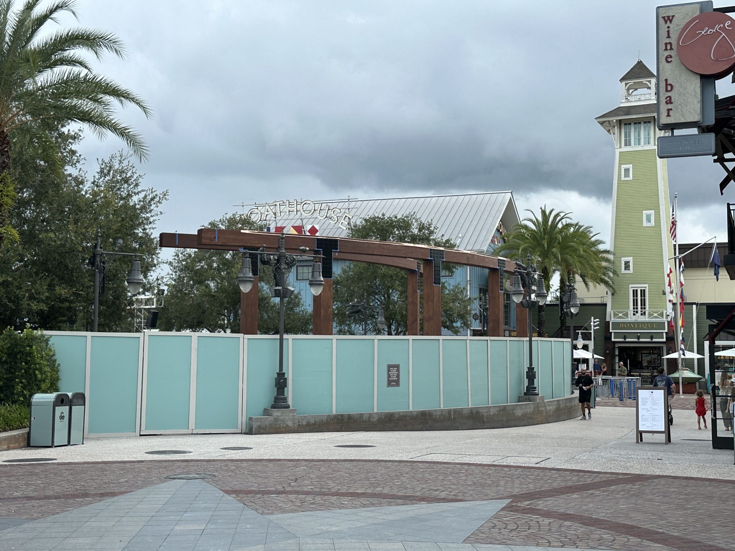 Waterview Park Shade Structure Gets Dark Stain and Copper Trim